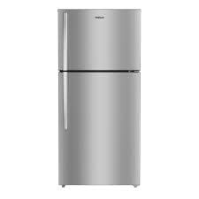 Whirlpool *WRTX7419SZ Whirlpool 19.3-cu ft Standard-Depth 30-in Wide Top-Freezer Refrigerator ( Fingerprint-Resistant Stainless Finish ) Garage Ready ENERGY STAR Certified