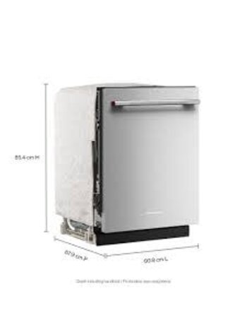 Kitchenaid *KDTS464SPS KitchenAid 24 in. Top Control Built-In Tall Tub 44 dBA Dishwasher in PrintShield Stainless with 360 MaxJets 3rd Rack