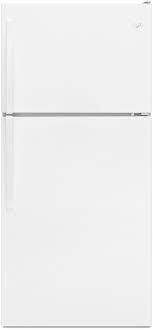 Whirlpool *WRT148FZDW Whirlpool 18.2-cu ft Standard-Depth 30-in Wide Top-Freezer Refrigerator ( White ) ENERGY STAR Certified