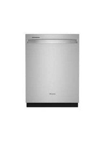 Whirlpool *WDT740SALZ Whirlpool 24-in Top Control Built-in Dishwasher ( Fingerprint Resistant Stainless Steel ) , Sani Rinse, Soak and Clean , 50-Decibe