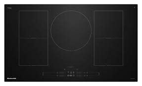 Kitchenaid *KCIT736SBL KitchenAid 36-in 5 burners Black Smart Compatible Induction Cooktop with Bridge Element