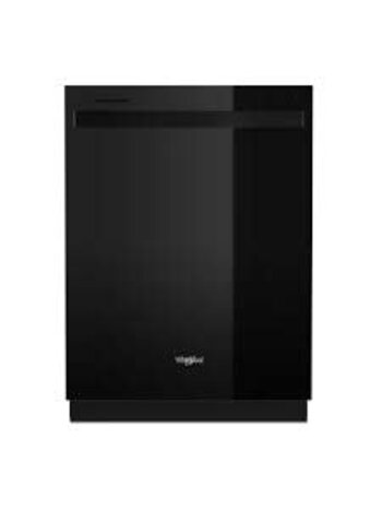Whirlpool *WDT740SALB Whirlpool 24-in Top Control Built-in Dishwasher ( Black ) , Sani Rinse, Soak and Clean , 50-Decibel