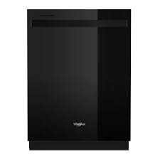 Whirlpool *WDT740SALB Whirlpool 24-in Top Control Built-in Dishwasher ( Black ) , Sani Rinse, Soak and Clean , 50-Decibel