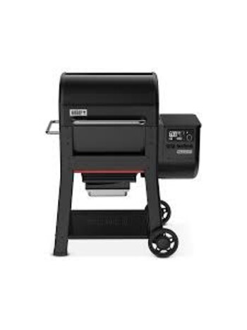 Weber *1500120 Weber Searwood 600 648-Sq. in Black Pellet Grill with Smart Compatibility