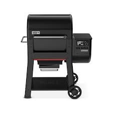 Weber *1500120 Weber Searwood 600 648-Sq. in Black Pellet Grill with Smart Compatibility