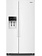 Whirlpool *WRSC5536RW Whirlpool 20.85-cu ft Counter-Depth 36-in Wide Side-by-Side Refrigerator with Ice Maker ,Water and Ice Dispenser ( White )
