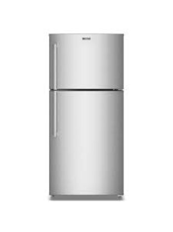 Maytag *MRTX5119SZ Maytag 19.3-cu ft Standard-Depth 30-in Wide Top-Freezer Refrigerator ( Fingerprint-Resistant Stainless Finish ) Garage Ready