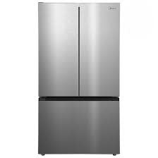 Midea *MRF27I6BST Midea Counter-Depth PLUS 26.5-cu ft 36-in Wide with Dual Ice Maker ( Stainless Steel ) ENERGY STAR Certified