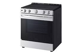 LG *LSEL6330SE LG 30-in Glass Top 4 burners 6.3-cu ft Slide-In Electric Range ( Stainless Steel