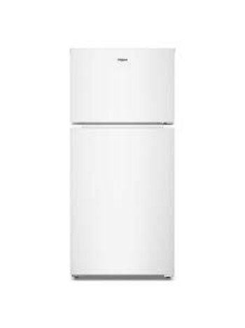 Whirlpool *WRTX3114TW Whirlpool 14.3-cu ft Counter-Depth 28.5-in Wide Top-Freezer Refrigerator ( White ) Garage Ready
