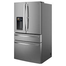 GE *PVD28HYYFS GE Profile Standard-Depth Kitchen Assistant 27.9-cu ft 36-in Wide with Ice Maker and Door within Door ( Fingerprint Resistant Stainless Steel ) ENERGY STAR Certified