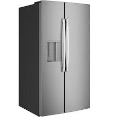 GE *GSS28LYYFS GE 27.7-cu ft Standard-Depth 36-in Wide Side-by-Side Refrigerator Smart Compatible with Ice Maker ,Water and Ice Dispenser ( Fingerprint Resistant Stainless Steel )