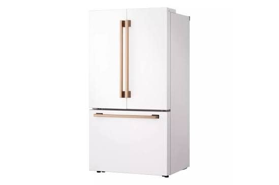 LG *SRFB27W3 LG 36 in. STUDIO 27 cu. ft. SMART Counter Depth, 3-Door, French Door Refrigerator with Water Dispenser and Ice