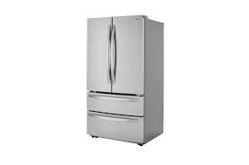 LG *LMWS29626S LG 36 in. 28 cu. ft. 4-Door French Door Smart Refrigerator with Ice and Water Dispenser in PrintProof Stainless Steel