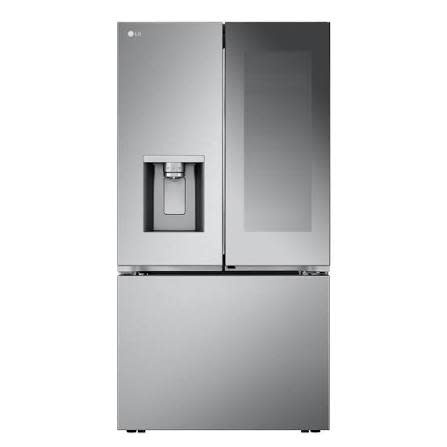 LG *LRYKS3106S LG 31 cu. ft. Standard-Depth MAX French Door Refrigerator w/Mirrored Instaview & 4 types of ice, PrintProof Stainless Steel
