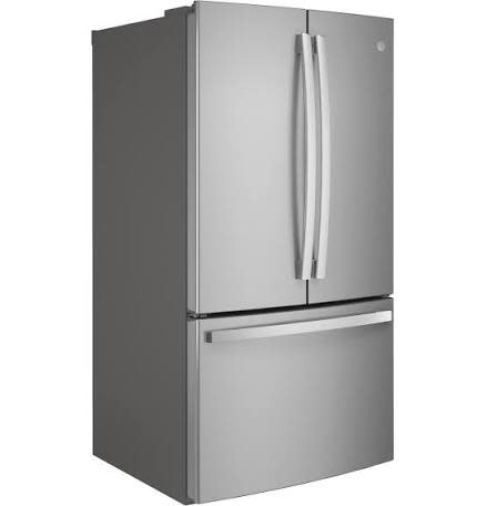 GE *GNE29GYNFS GE Standard-Depth 28.7-cu ft 36-in Wide French Door Refrigerator with Ice Maker ( Fingerprint-resistant Stainless Steel ) ENERGY STAR Certified