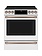 CAFE *CES700P4MW2 Cafe 30 in. 5 Burner Element Smart Slide-In Electric Range in Matte White with True Convection, Air Fry