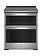 GE *PS960YPFS GE Profile 30 in. 5 Burner Element Smart Slide-In Double Oven Electric Range in Fingerprint Resistant Stainless w/ Air Fry