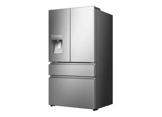 Hisense *HRM260N6TSE Hisense PureFlat 25.6-cu ft 4-Door Smart French Door Refrigerator with Ice Maker, Water and Ice Dispenser (Stainless Steel) ENERGY STAR