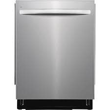 Frigidaire *FDSH4411AF Frigidaire 24 in. Top Control Standard Built-In Dishwasher in Fingerprint Resistant Stainless Steel with 5-Cycles