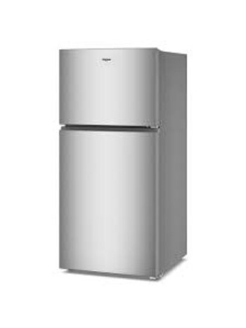 Whirlpool *WRTX3319SZ Whirlpool 19.3-cu ft Standard-Depth 30-in Wide Top-Freezer Refrigerator ( Fingerprint-Resistant Stainless Finish ) ENERGY STAR Certified
