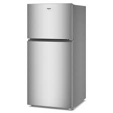 Whirlpool *WRTX3319SZ Whirlpool 19.3-cu ft Standard-Depth 30-in Wide Top-Freezer Refrigerator ( Fingerprint-Resistant Stainless Finish ) ENERGY STAR Certified