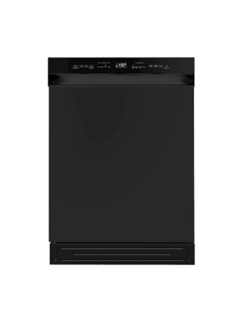 Midea *MDF24P2BBB Midea 24-in Front Control Built-in Dishwasher ( Black ) , 52-Decibel