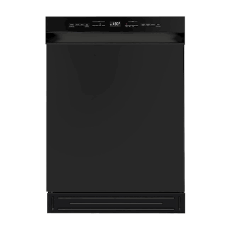 Midea *MDF24P2BBB Midea 24-in Front Control Built-in Dishwasher ( Black ) , 52-Decibel
