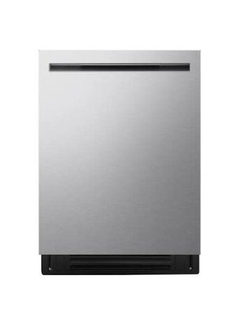 LG *LDNPM654S LG FlushFit 24-in Top Control Built-in Dishwasher ( PrintProof Stainless Steel ) With Third Rack, 1 Hour Wash Dry Cycle , 44-Decibel