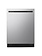 LG *LDNPM654S LG FlushFit 24-in Top Control Built-in Dishwasher ( PrintProof Stainless Steel ) With Third Rack, 1 Hour Wash Dry Cycle , 44-Decibel