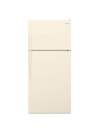 Whirlpool *WRT104TFDT Whirlpool 14.3-cu ft Standard-Depth 28-in Wide Top-Freezer Refrigerator ( Biscuit )