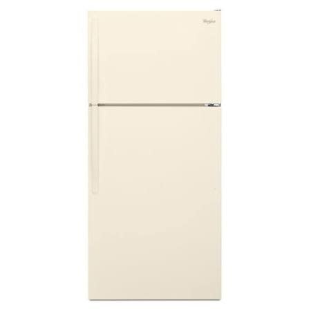 Whirlpool *WRT104TFDT Whirlpool 14.3-cu ft Standard-Depth 28-in Wide Top-Freezer Refrigerator ( Biscuit )