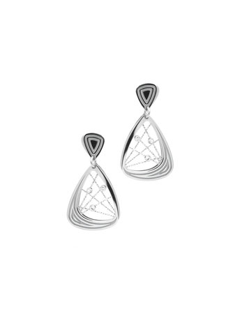 Frederic Duclos Sterling Silver Madelaine Earrings