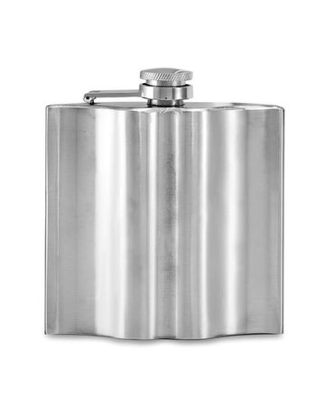 Franklin Jewelers Stainless Steel Moustache 6oz Flask