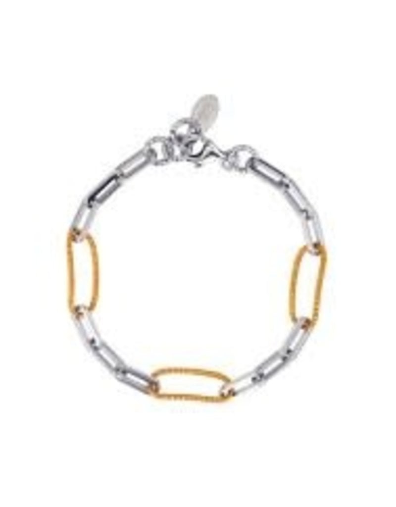 Frederic Duclos SS/YGP Paperclip Bracelet