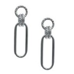 Franklin Jewelers SS Solo Paperclip Earrings