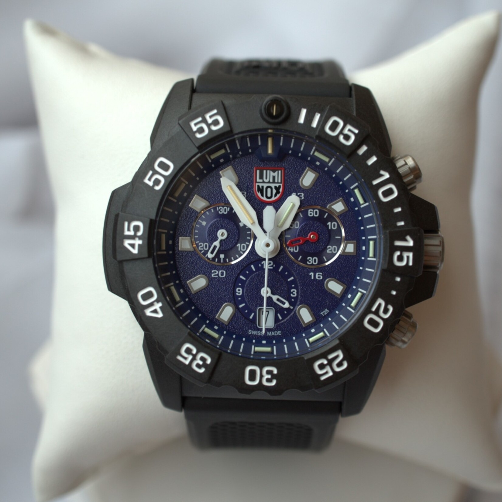 Franklin Jewelers Luminox XS.3583 Navy Seal chronograph black watch