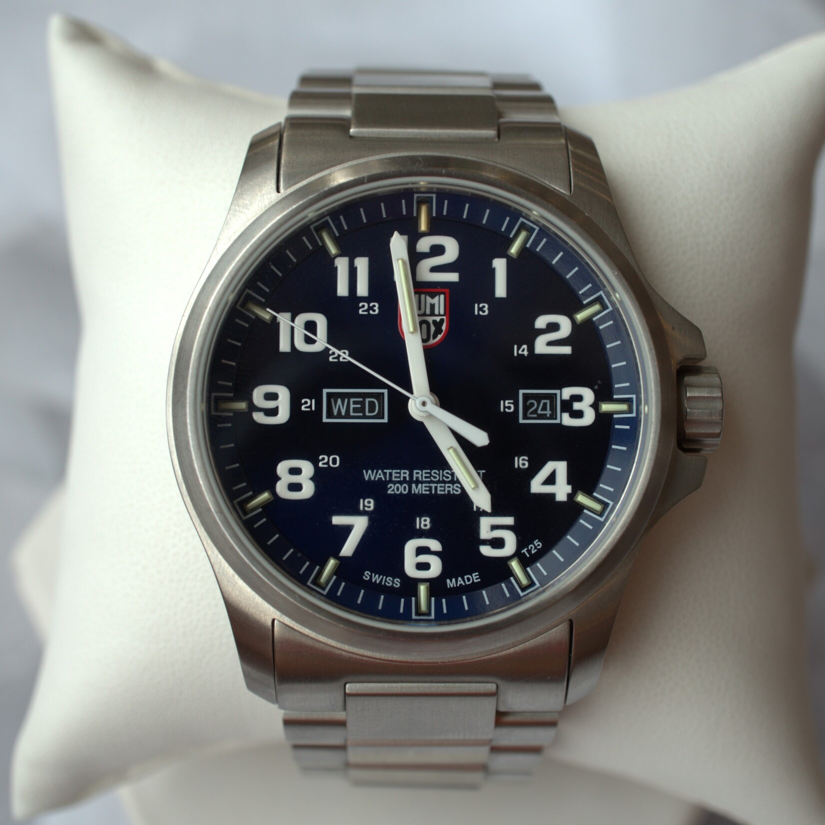 Franklin Jewelers JM-A101 Automatic Navy Face Watch
