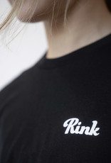 bella + canvas RINK Cursive Black T-Shirt