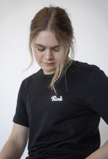bella + canvas RINK Cursive Black T-Shirt