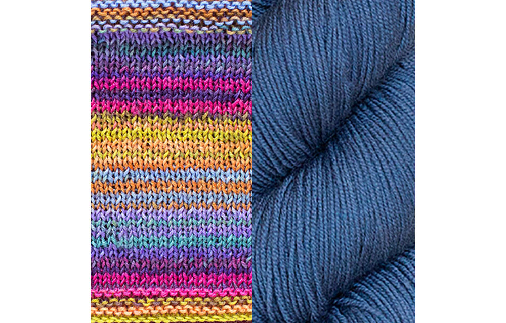 Butterfly Papillon Shawl Kit - 3024 / Indigo