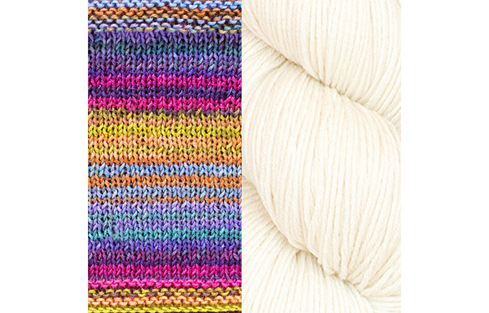 Butterfly Papillon Shawl Kit - 3024 / Ecru