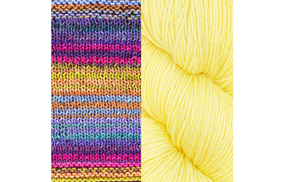 Butterfly Papillon Shawl Kit - 3024 / Citrus