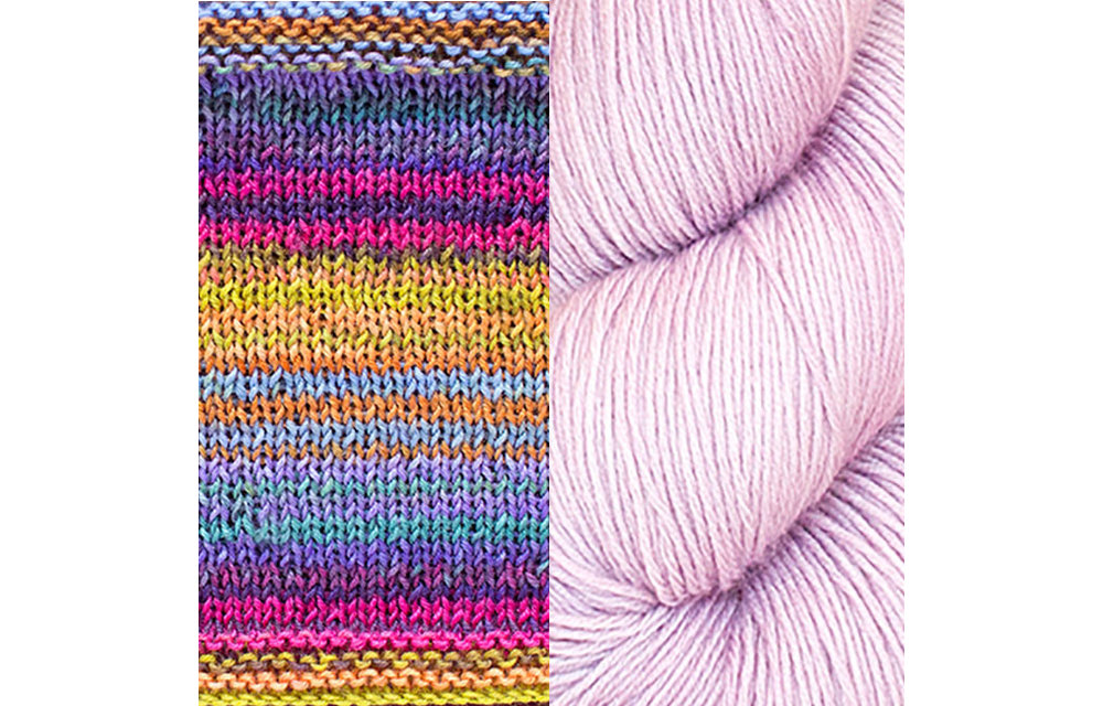 Butterfly Papillon Shawl Kit - 3024 / Blueberry