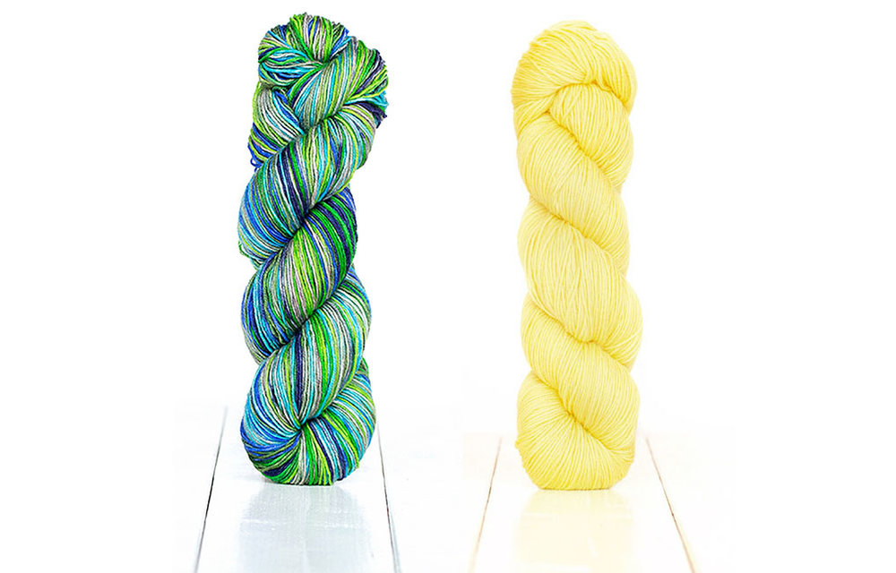 Butterfly Papillon Shawl Kit - 3025 / Citrus