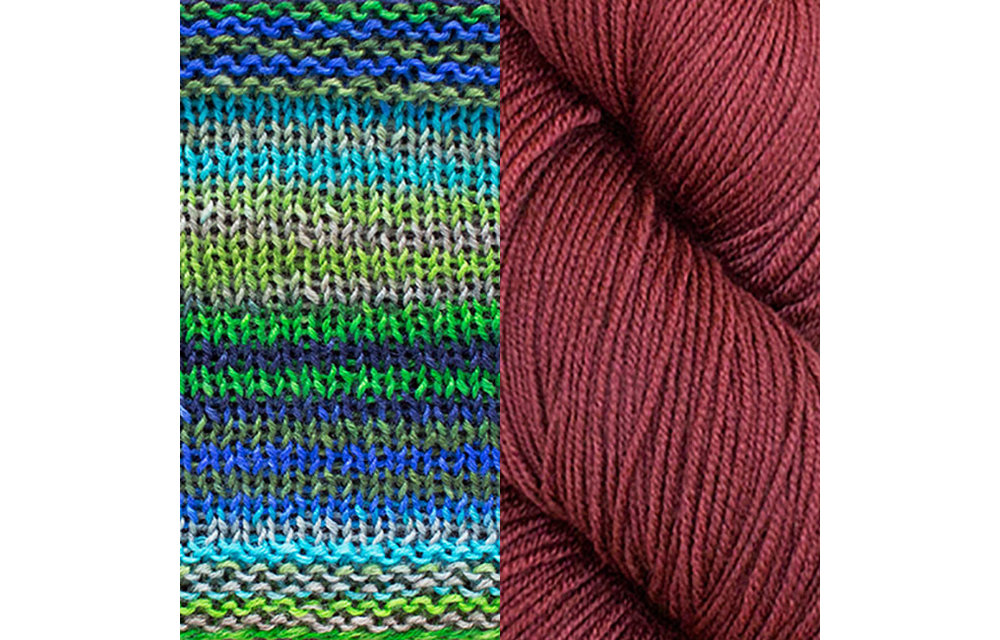 Butterfly Papillon Shawl Kit - 3025 / Black Grape