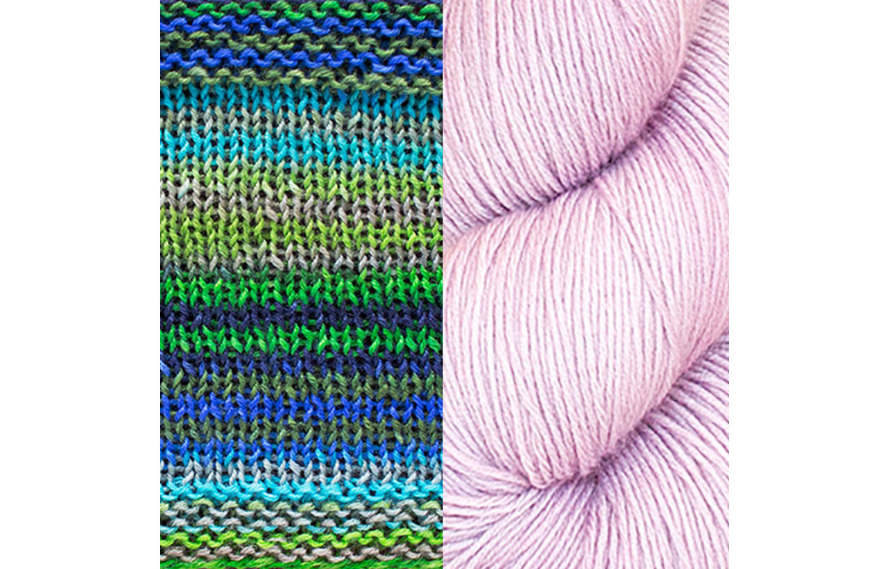 Butterfly Papillon Shawl Kit - 3025 / Blueberry