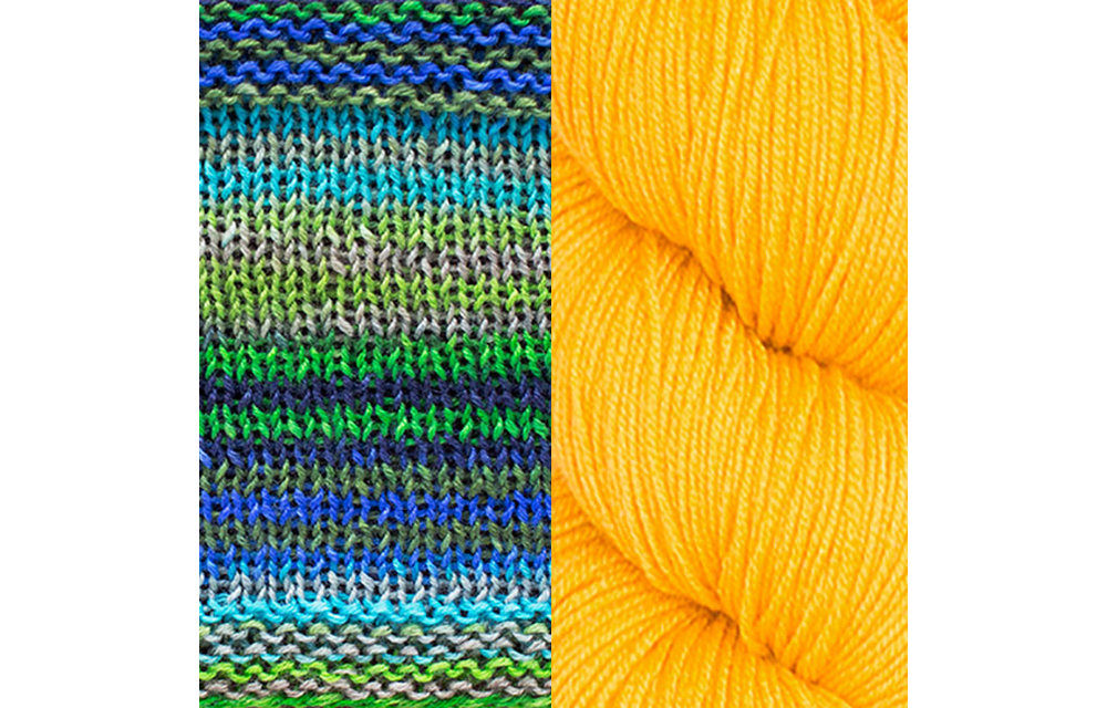 Butterfly Papillon Shawl Kit - 3025 / Buckthorn