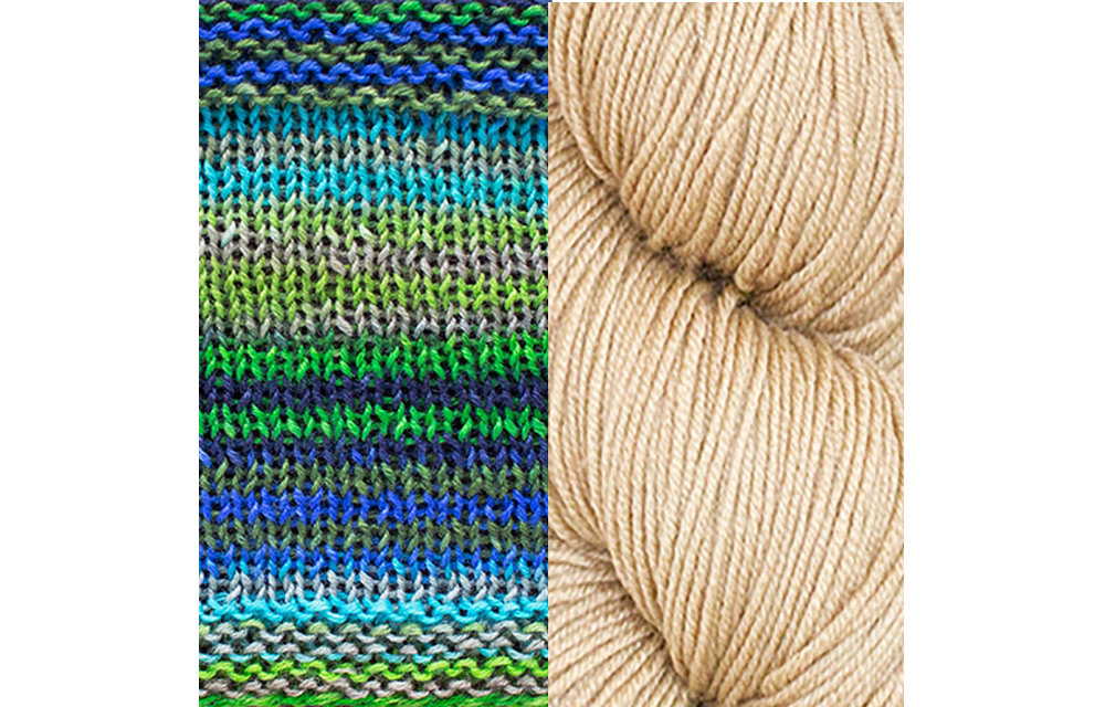 Butterfly Papillon Shawl Kit - 3025 / Hazelnut