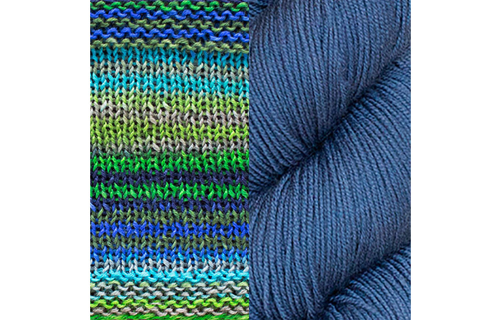 Butterfly Papillon Shawl Kit - 3025 / Indigo